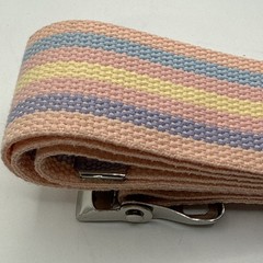 MediChoice Gait Transfer Belt Pink Pastels Medical Woven Fabric Made In USA 60″