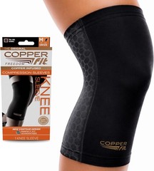 Comfortable Copper Knee Compression Sleeve in Large – Enhances Overall Mobility