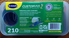 DR. SCHOLL’S CUSTOM FIT CF210 ORTHOTIC SHOE INSERTS 5-IN-1 ALL DAY PAIN RELIEF!!