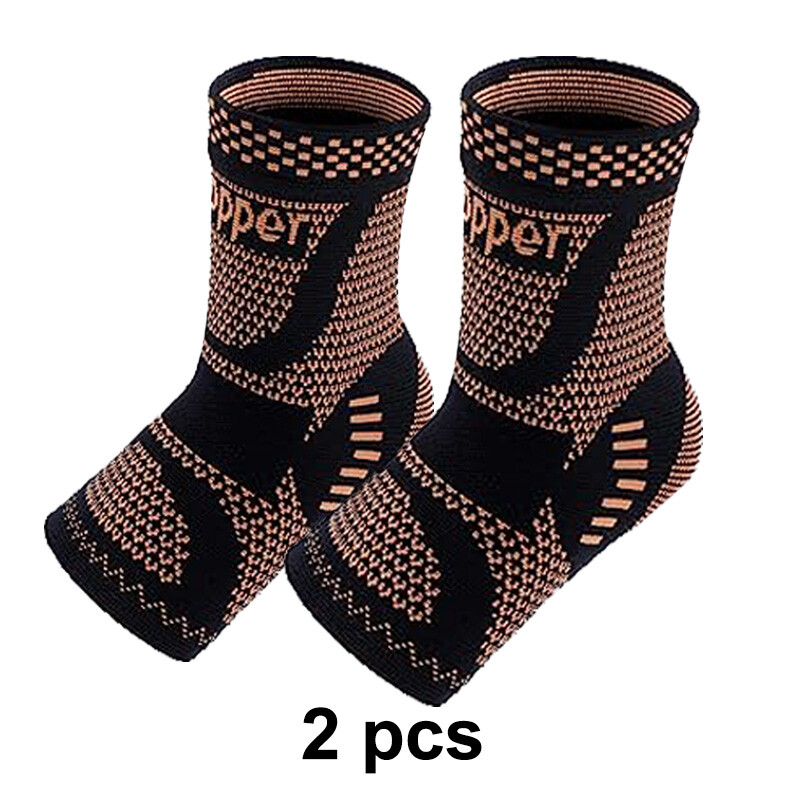 Ankle Support Brace Compression Sleeve Foot Tendon Plantar Fasciitis Pain Relief