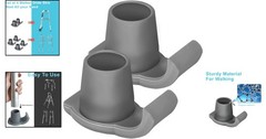 2 Pack Universal Walker Ski Glides for Seniors