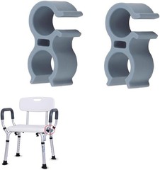 2 Pack Shower Chair Shower Head Holder Handheld Shower Clip Tube Clamp Bracket