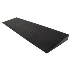 Anti-slip Solid Rubber Threshold Ramp Step Threshold Ramp Pad 9.8 x 35.4 x 1.8“