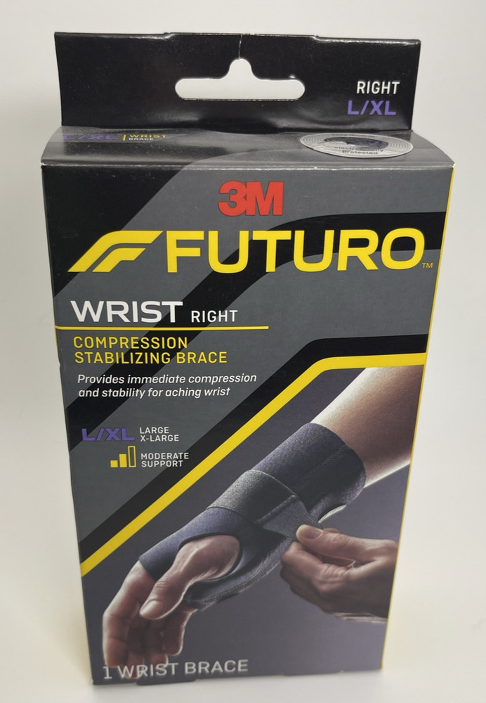 Futuro Compression Stabilizing Wrist Brace Right Large/Extra Large 1ct – NEW