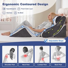 4PCS Orthopedic Bed Wedge Pillow Set for Sleeping, Post Surgery Foa… Fast Ship