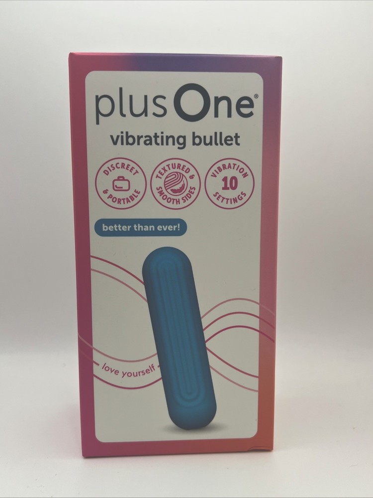 plusOne Bullet Vibrator for Women, Mini Vibrator Made of Body-Safe Silicone Teal