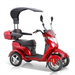 1000W Heavy Duty 4 Wheels Mobility Scooter w/ Roof 40 Miles 15 MPH for Seniors