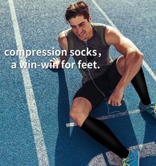 Compression Socks Sports Stockings Womens Mens Knee High 20-30 mmHG S-2XL NEW