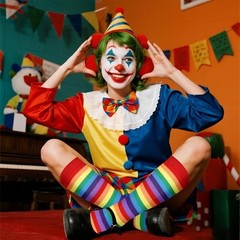 Topbuti Striped Knee High Socks Colorful Sport Athletic Cotton Tube Red Rainbow