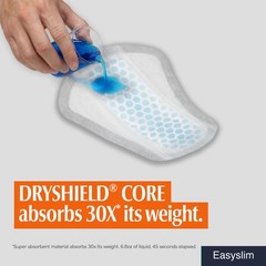 Men’s Incontinence Shields Light Absorbency 180 Count One Size