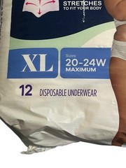 Always Discreet Postpartum Underwear XL RapidDry Core Sensitive Skin 12 Pack NEW