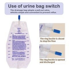 Female Wearable Urinal Bag Silicone Urine CatheterPortable Urine Collector M
