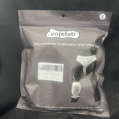VOJEFEB Men Incontinence Underwear – 3 Urine Bags For Protection Size Small