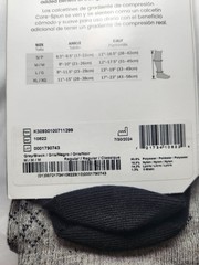 Therafirm Core-Spun Gradient Compression Socks Knee High Medium 20-30mmhg