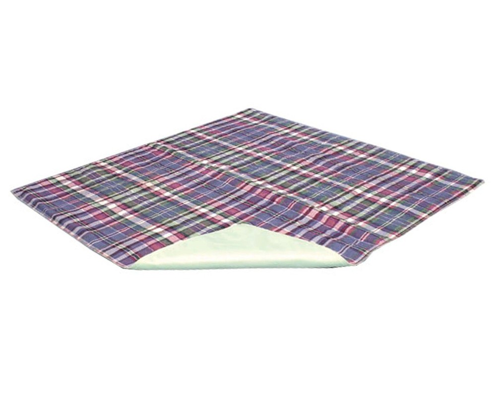 Reusable Absorbent Quik-Sorb Underpad CHUX 18×24″ Pads Washable Plaid NEW C2010