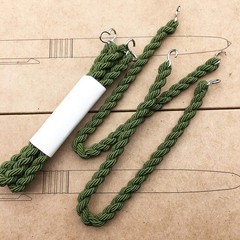 Janegio Military Boot Straps Elastic Garters 12 Pack Trouser Blousing Hooks
