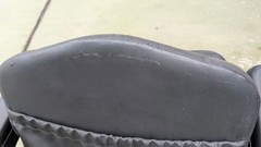 Pride Maxima seat, 500 lbs, has damage see photos, wood bottom in good condition