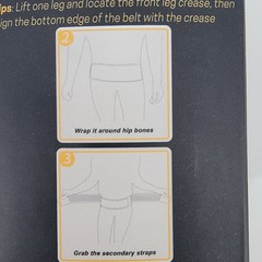 Vriksasana Posture Sacroillac Belt Petite Size NEW Open Box