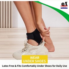 IRUFA, Spacer Fabric Adjustable Achillies Tendon Ankle Brace Support Wrap Strap