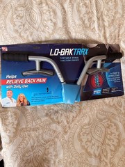 LO-BAK TRAX Portable Spinal Traction w/DVD DECOMPRESS Sciatica Low Back Pain NEW