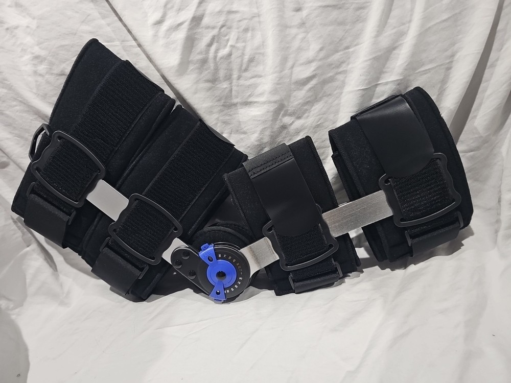 Adjustable Hinged Knee Brace Joint Fixation Support ACL MCL Post-Op Rehab🔺️