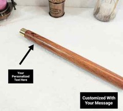 Vintage Trekking Hiking Antique Brass Nautical Decorative Skull Head Handle Cane