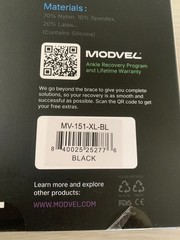 NEW Modvel Foot and Ankle Brace Socks for Sprained Ankle Compression Sleeve