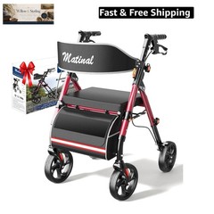 Walkers for Seniors with seat, Rollator Walker with Seat, Walkers for Seniors…