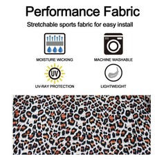 SPRING SEAON Rollator Walker Seat and Backrest Covers Set – Medium, Leopard