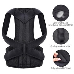 Adjustable Posture Corrector Back Brace Lumbar Support Scoliosis Shoulder Belt