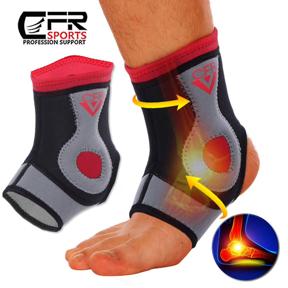 Ankle Arch Support Sleeve Brace Foot Pain Relief Compression Plantar Fasciitis