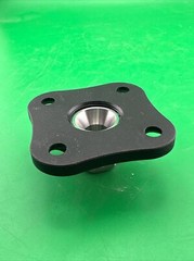 Trulife Aaa210 Prosthetic 4 Hole Pyramid Plate. Prosthetic Plate. Black