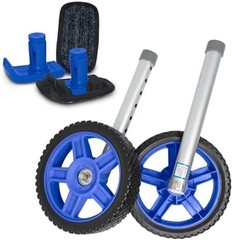 Top Glides 8″ Off-Road Walker Wheel Kits with Flexfit Universal Ski Glides (B…