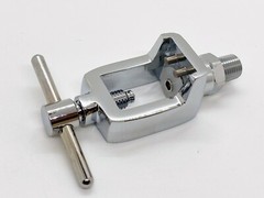Medical Oxygen Cylinder CGA 870 Polished Chrome Pin Index Yoke 1/4″ Male NPT