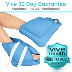 Xtra-Comfort Heel Protector Cushion (Pair) – 1 Pair (Pack of 1), Light Blue