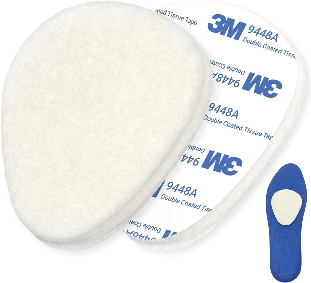 Metatarsal Pads Adhesive Flesh Felt Oval Foot Pads 1/4″ 60 count, 9448A 3M