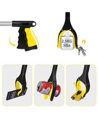 YOLOZAI 38″ Extra Long Grabber Tool with 360°Rotating 38 Inch – 1PCS, Yellow