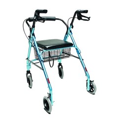 Graham Field Lumex Walkabout Lite Rollator with Seat and 6″ Wheels (Used)