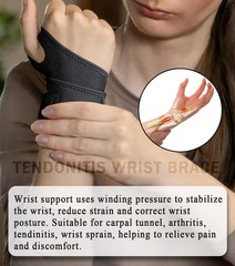 1Pair TFCC Wrist Brace with 1Pair Wristbands, Wrist Support for Tendonitis, S…