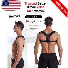 Posture Corrector Support Magnetic Back Shoulder Brace Belt Band For Men Women
