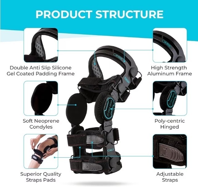Z one Knee Brace for Osteoarthritis & Arthritis Knee Pain Relief S4