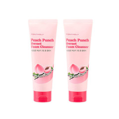Tonymoly Peach Punch Sweet Foam Cleanser 2 Count
