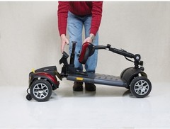 Golden Technologies – Buzzaround XL – Travel Scooter – 3-Wheel – Red