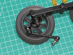 OEM Drive Medical Spitfire DST Front Tires/Wheels w/Steering Parts