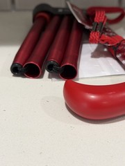 Merry Sticks Walking Collapsable Cane Ergonomic Handle & Wrist Strap DazzlingRed