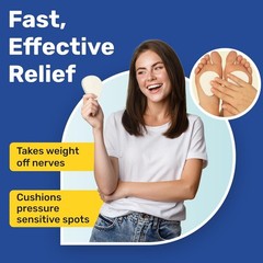 Comfortable 1/4” Thick Metatarsal Pads – Pain Relief for Men & Women, 12-Pack