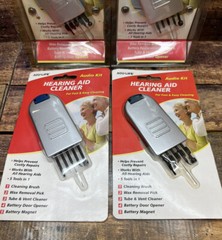 Silver ACU LIFE Audio Kit Hearing Aid Cleaner For Fast &Easy Results 5 Tools In1