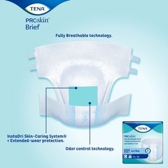Unisex Adult Incontinence Brief TENA ProSkin™ Ultra Large Disposable Heavy Absor