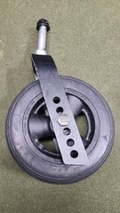 Caster Wheel & Forks Assy for Ki Mobility Focus CR Tilt in Space Wheelchair Used