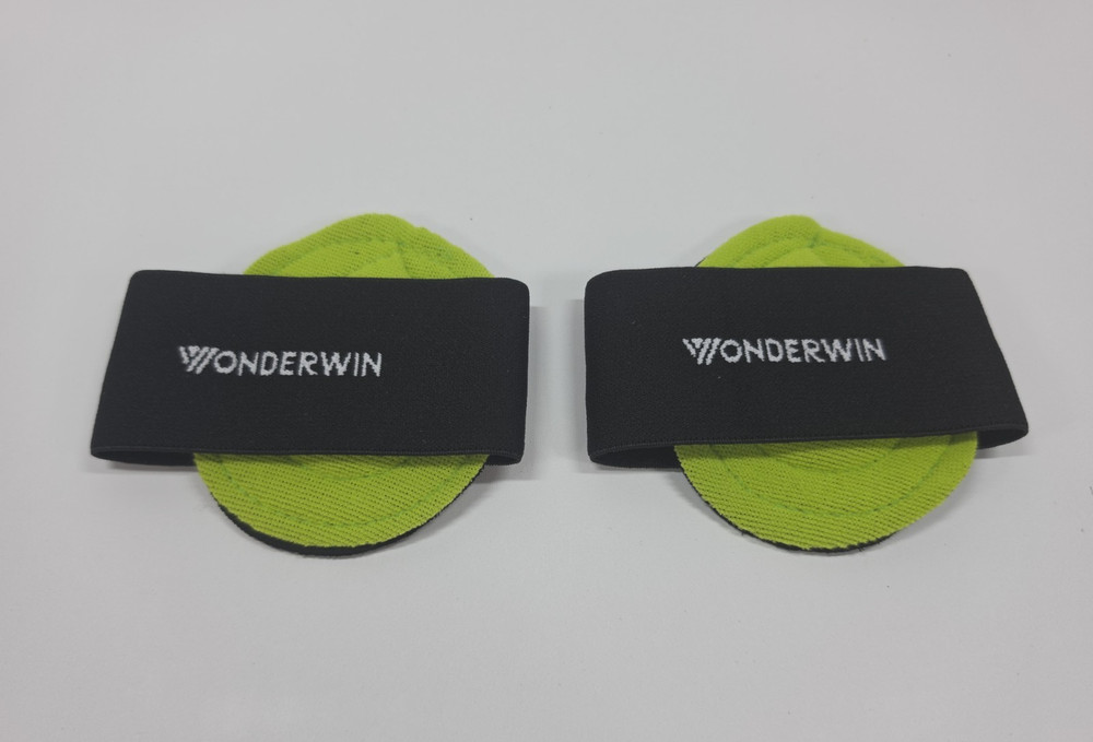 Wonderwin Compression Sleeves, Cushioned Foot Relief Black/Green